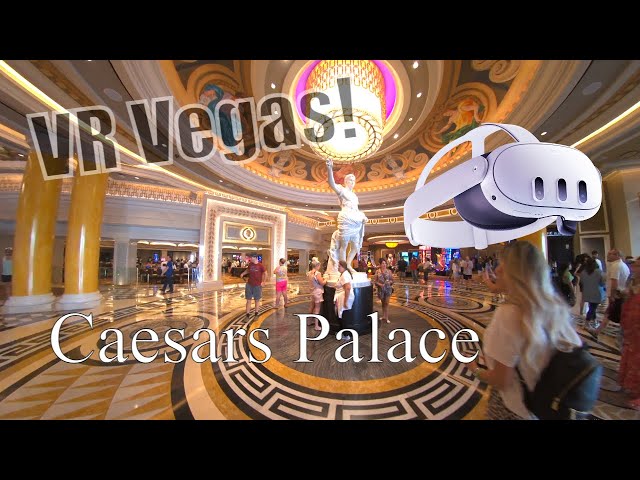 Caesars Palace 6K #VR180 Walk Challenge: Can You Handle It?