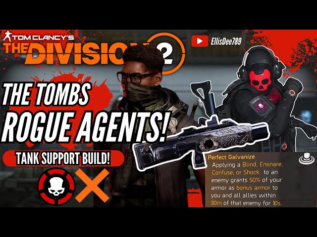 The Tombs + ROGUE AGENTS TANK SUPPORT Build - The Division 2