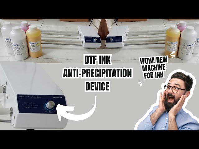 DTF ink anti-precipitation device | Ink bottle shaking machine