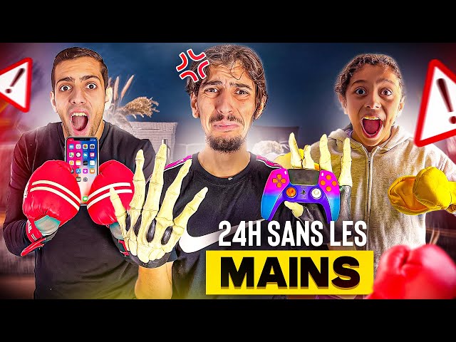 24H Avec Des Nouvelles Mains Challenge 😭 (c'est IMPOSSIBLE)