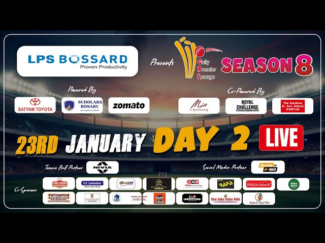 LIVE: - Day 2 - LPS Bossard Gully Premier League - 2025