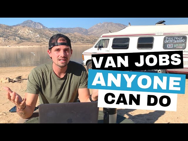 10 EASY Van Life Job Ideas ANYONE Can Do: Smart ways of making money during van life