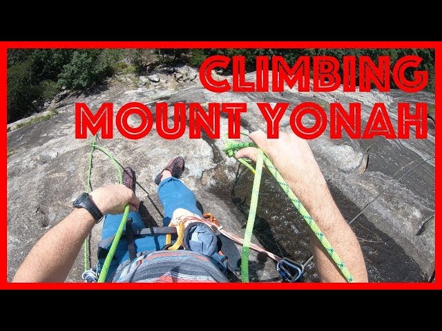 Climbing the SHEER granite face of Mount Yonah