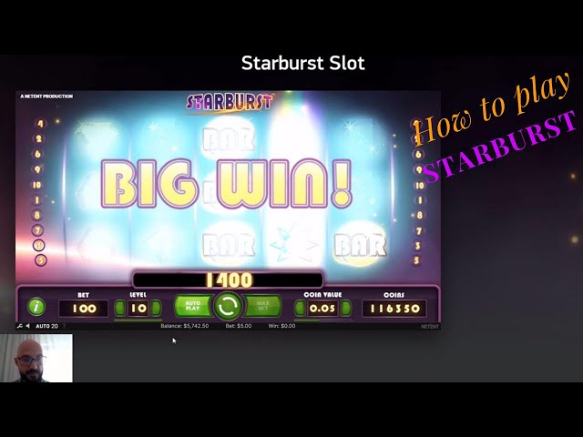 How to play Starburst Slot