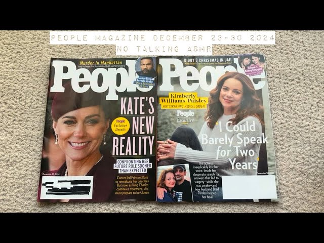 People Magazine December 23-30 2024 No Talking ASMR