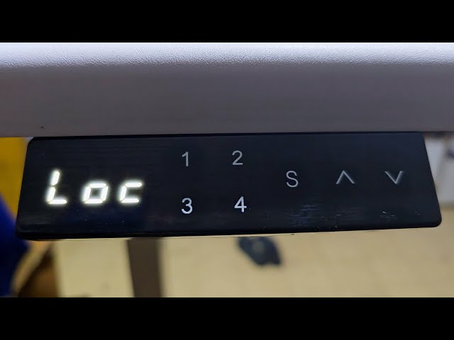 How to Resolve Electrical Sit Stand Desk Error Code LOC