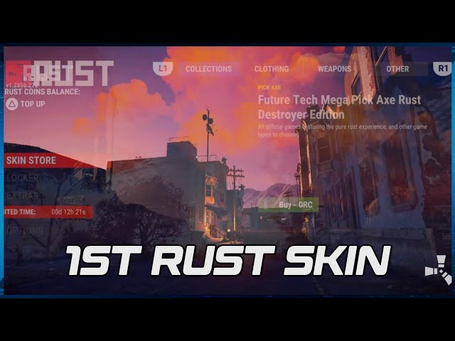 New rust skins Tek mega pick axe  & update 1.02 patch notes