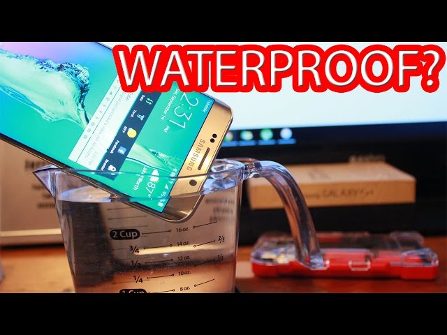 Samsung Galaxy S6 Edge Plus Submerged In Water Test - STUPID? [ Durability Test ] | Get Fixed