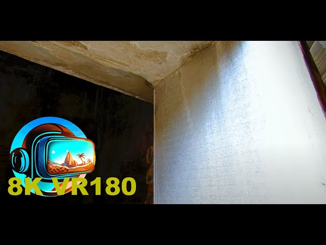 SECRET MYTHICAL scripture and hieroglyphics found at PREAK KO in CAMBODIA 8K 4K VR180 3D Travel