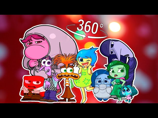 💎360ºVR Hilarious Moments & Heartwarming Scenes! | Inside Out 2 Comic Compilation