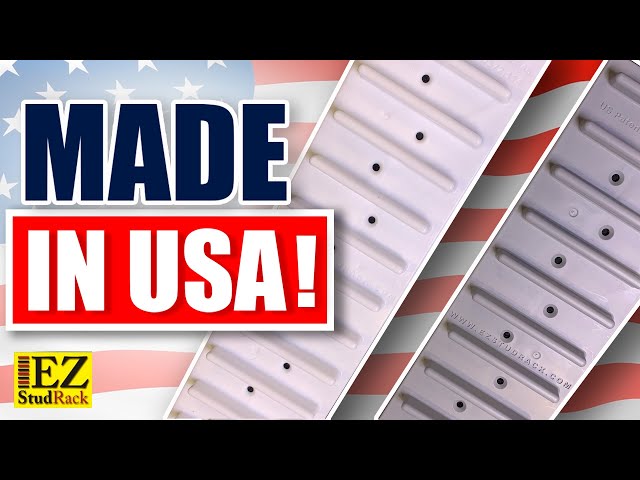 Made in USA (Finally!) EZStudRack Shelving System with added upgrades!