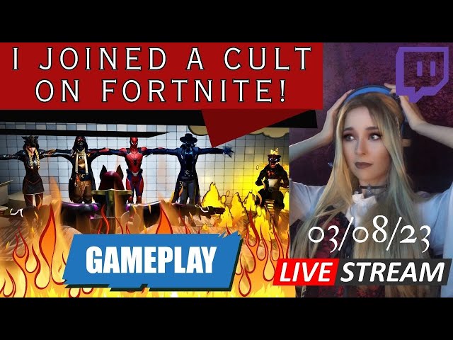 I JOINED A CULT OF FORTNITE! 03/08/23-SHANNON SALVATORE