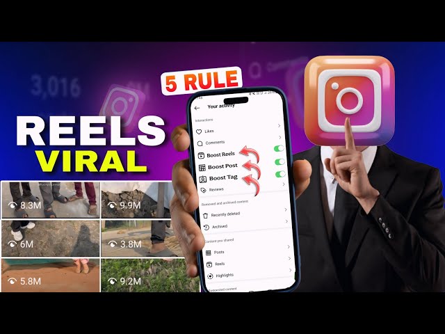 5 VIRAL SECRET 🤫 | Instagram Reels Viral Kaise Kare in 2025