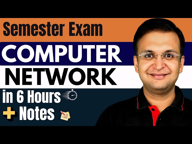 Complete CN Computer Networks in one shot | Semester Exam | Hindi