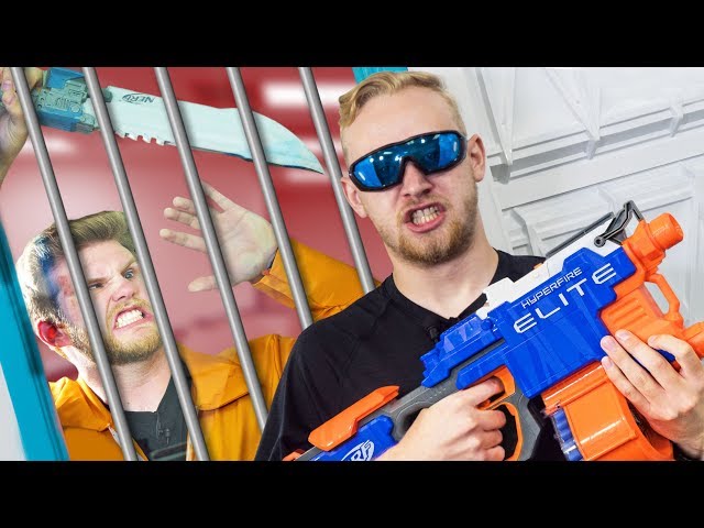 NERF Robot Prison Escape Challenge! [Ep. 2]