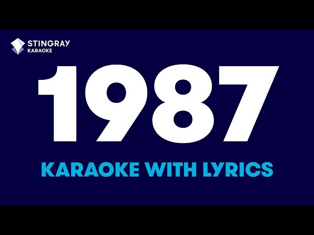 BEST SONGS FROM 1987 IN KARAOKE WITH LYRICS | Non Stop Karaoke Music Playlist by@StingrayKaraoke