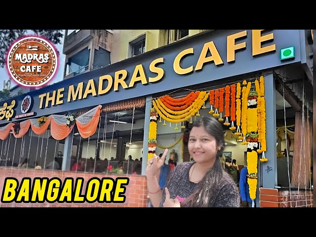 The Madras Cafe | Pure Traditional South Indian Food🙏🏻| RR Nagar Bangalore 🍲☕🥗😋#madrascafe