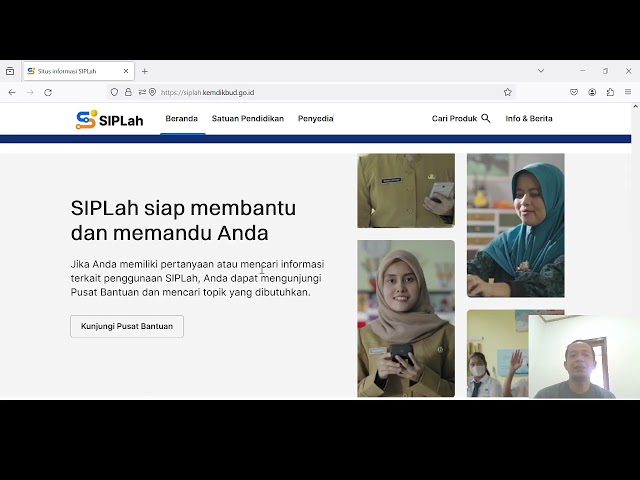 langkah - langkah masuk dan berbelanja di SIPLAH