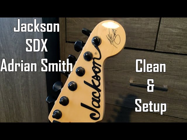 Jackson SDX Adrian Smith Model | Clean & Setup