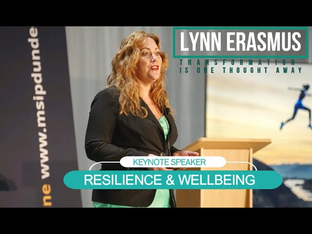 Keynote Showreel   Lynn Erasmus Resilience & Wellbeing