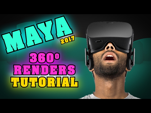 Maya Tutorial - How To Render 360 Degree Spherical Renders For YouTube and Virtual Reality