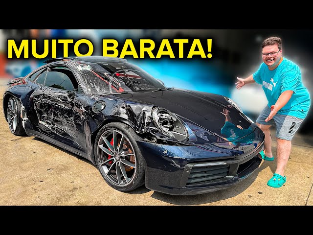 ESSA PORSCHE BATIDA AINDA FUNCIONA E ESTÁ À VENDA!