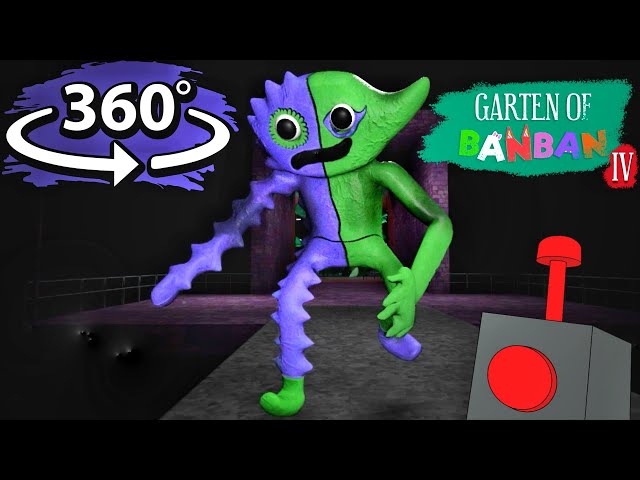 360° Garten of BanBan 4 FINAL JESTER BOSS in VR