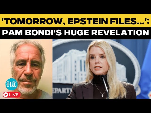 Pam Bondi Interview: 'Tomorrow, Epstein Files Release…'- Trump's AG Teases Major Revelation| US News