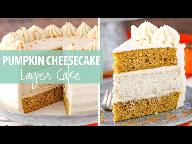 Pumpkin Cheesecake Layer Cake