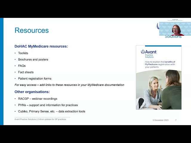 Webinar: Critical updates for GP practices