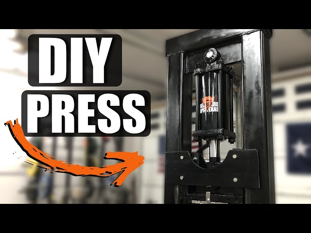 Homemade Hydraulic FORGING Press - EXTREME POWER!! 💪