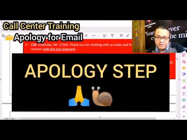 💬🙏Call Center Chat Apology │Customer Service Tips