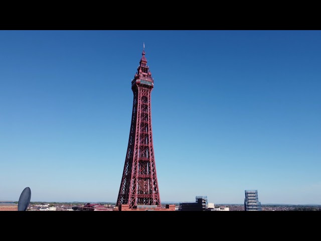 DJI Mini 2 - Blackpool Tower and Beach Drone Footage - 4K - Parr Photography