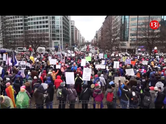 Tens of thousands expected to converge on Washington for a march days before Trump takes office