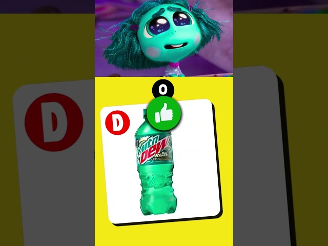 Inside Out 2 Characters And Their Favorite Drinks!🍹