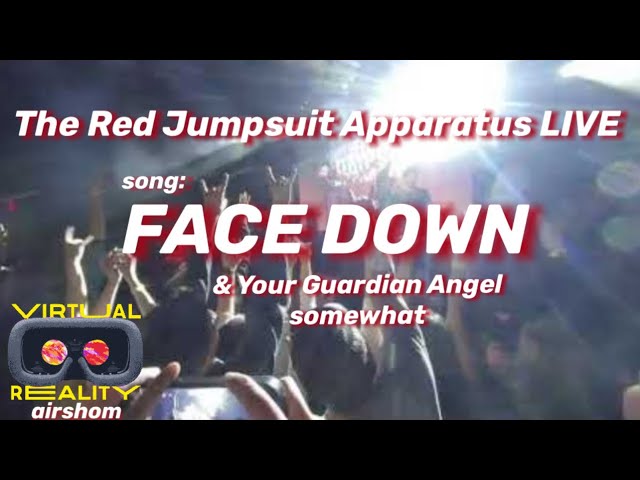 VR180 The Red Jumpsuit Apparatus LIVE - Face Down / some of Your Guardian Angel Song