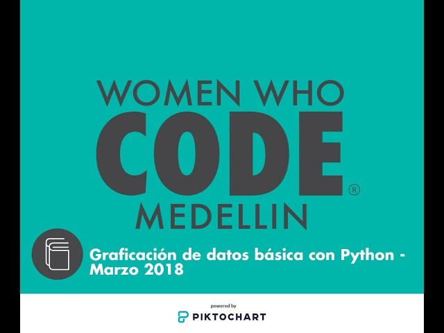 Women Who Code Medellin - Graficación básica de datos con Python