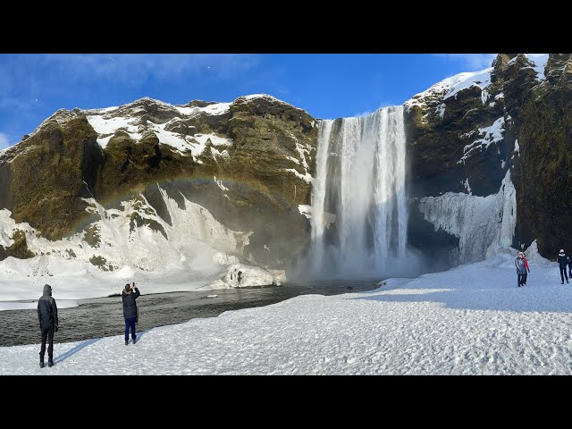 Skogafoss waterfall [ Iceland ]