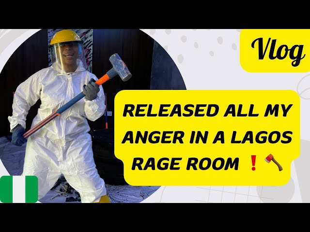 Rage room in Lagos Nigeria 🇳🇬.