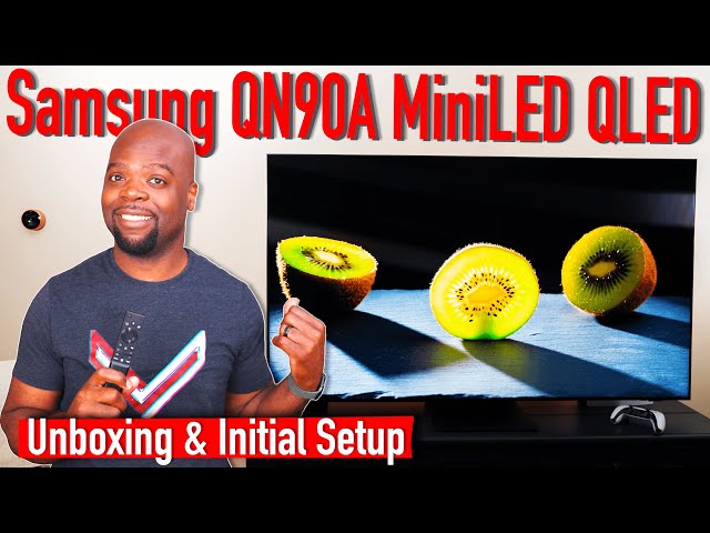 The Flagship 4K MiniLED QLED TV | 2021 Samsung QN90A NEO QLED TV Unboxing & Initial Setup + Demo