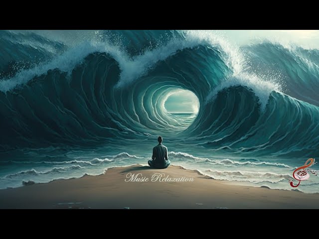 Sleep Ocean Waves For Deep Sleeping |Calming Music With Water Sounds | Meditation Sounds Frequency🎶