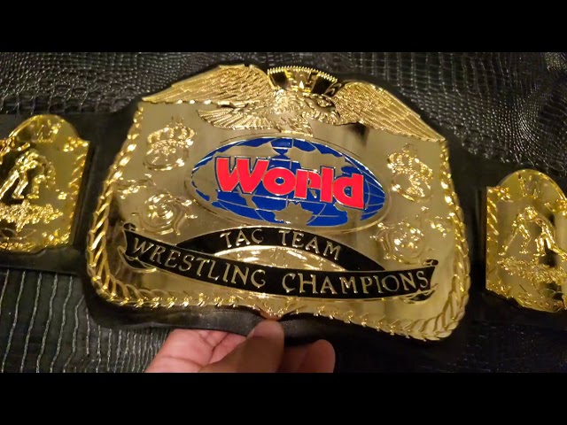 Ruffdawg's Championship belt collection