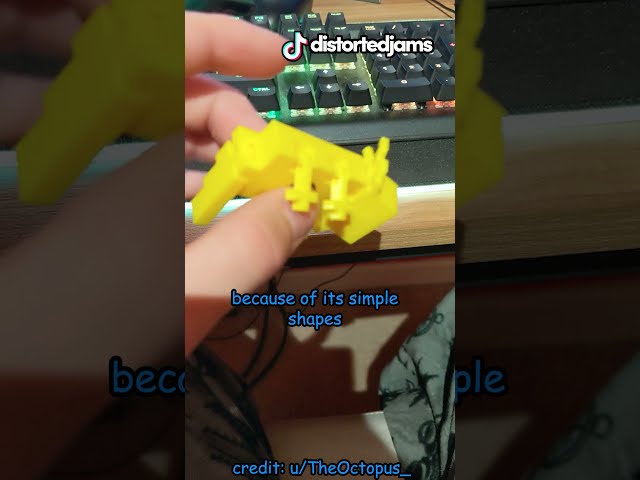 🤯3D PRINTED Minecraft Axolotl !