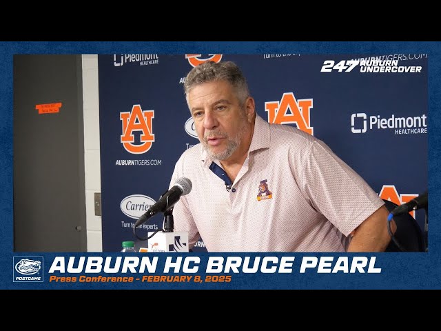 Auburn HC Bruce Pearl | Florida loss