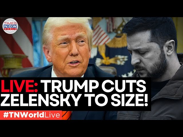 LIVE | Trump Says “Ukraine Might Be Russian”! Zelensky’s War Strategy Failing! |  World News Live