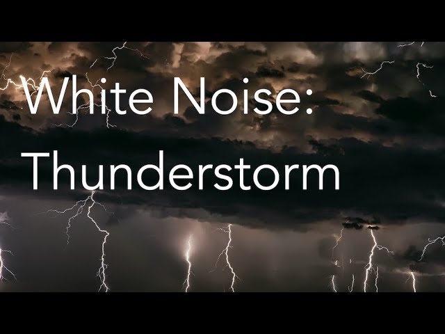 Thunderstorm Sounds for Relaxing, Focus or Deep Sleep | Nature White Noise | 8 Hour Video