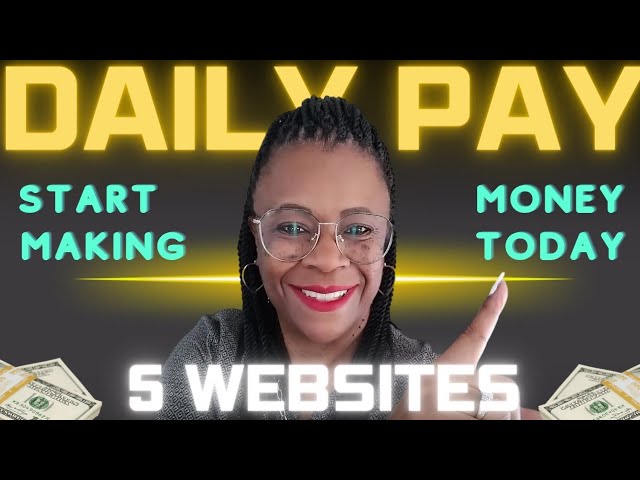 Access Cash Today - 5 LEGIT Websites That Pay DAILY!!