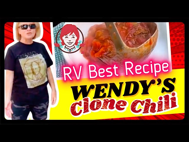 RV Cooking: The BEST Wendy’s Clone Chili Recipe! 🍲🔥