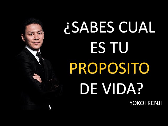 Sabes cual es tu Propósito de vida?