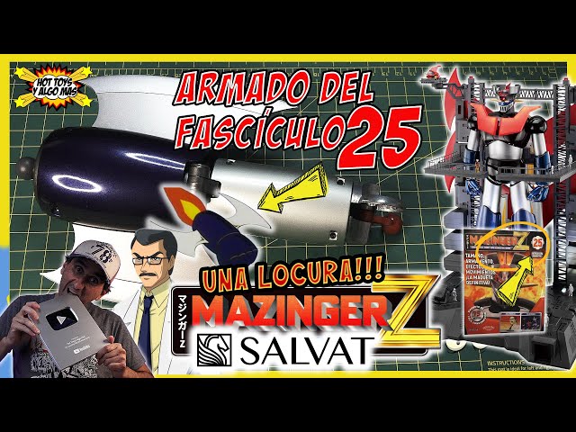 ⭕️ MAZINGER Z Salvat Fascículo 25 - CUCHILLA! no lo armes sin ver! ⭕️ #mazingerz